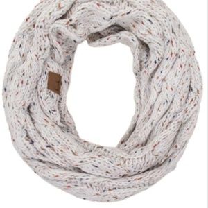 Cable Knit Infinity Scarf